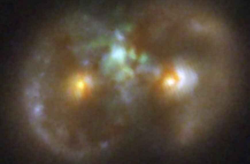 Newly Discovered “Infinity Galaxy” Might Explain How Supermassive Black Hole Came To Be