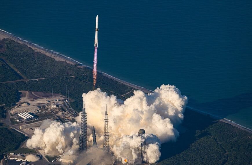 Blue Origin Sends NASA Mission To Mars, Followed By First-Ever Successful Landing Of New Glenn’s Booster