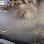 USGS Camera Catches A “Dirty Eruption” At Yellowstone’s Black Diamond Pool