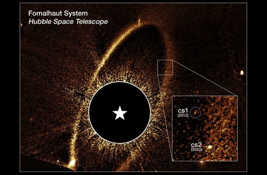 Astronomers Catch Incredible First Direct Images Of Objects Colliding In Another Star System
