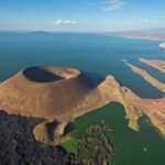 When rift lakes dry up it can cause earthquakes and eruptions